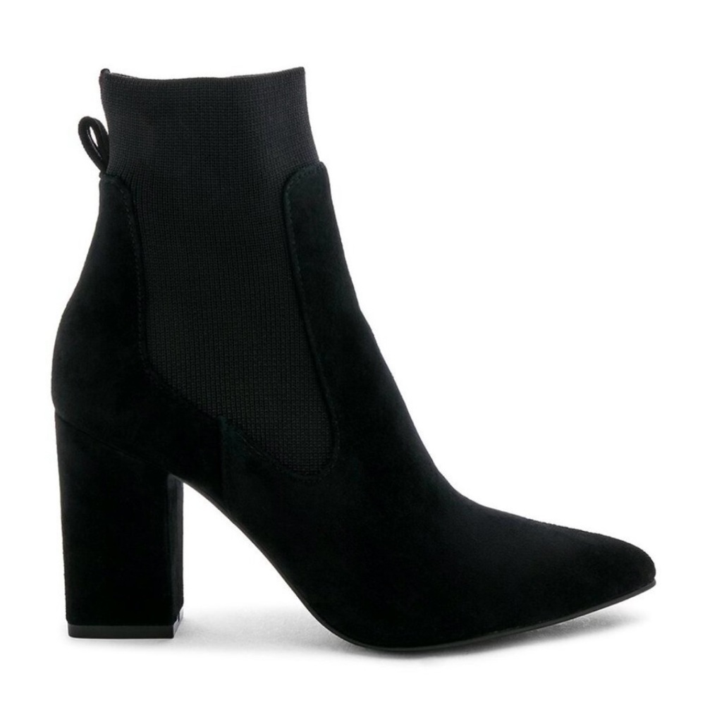 Steve Madden Richter Black Suede Bootie